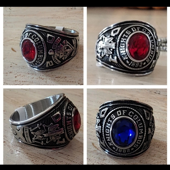 Beautiful New Knights of Columbus Ring Choose Size and Color - Picture 4 of 6